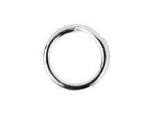 Load image into Gallery viewer, Silver 8mm Split Ring Solid Sterling Silver Easy Fit Jewellery Making Split Ring
