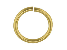 Load image into Gallery viewer, 6mm jump ring 9ct yellow gold open, o ring jewellery making ring repair x 1
