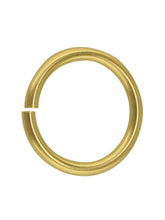 Load image into Gallery viewer, 6mm jump ring 9ct yellow gold open, o ring jewellery making ring repair x 1
