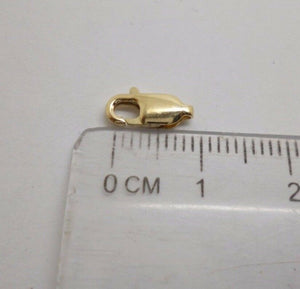 9ct Gold 9mm Trigger Clasp Lobster Clasp Lobster Claw Gold Jewellery Fastener