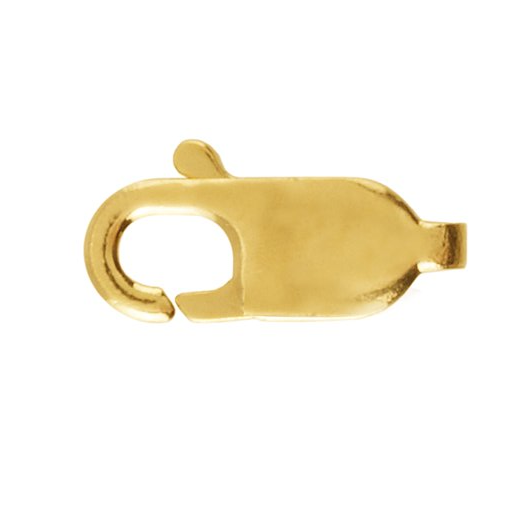 Solid gold hot sale lobster clasp