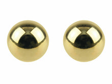 Load image into Gallery viewer, 9ct Yellow Gold Round Ball Stud Sleeper Earring 4mm Plain Stud Earring SINGLE
