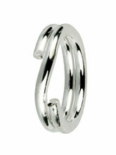 Load image into Gallery viewer, Sterling Silver 6mm Split Ring Solid 925 Silver Easy Fit Key Ring 6mm UK x 1
