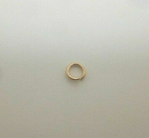 Rose 9ct gold 5mm heavyweight open jump ring red gold o ring x 1