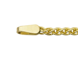 9ct Yellow Gold Chain Ends 9ct End Caps 3mm, 4mm, 5mm, 6mm, 8mm Round End Cap