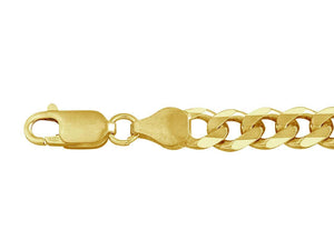 9ct Yellow Gold Chain Ends 9ct End Caps 3mm, 4mm, 5mm, 6mm, 8mm Round End Cap