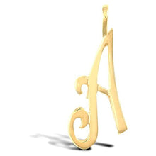 Load image into Gallery viewer, 9CT GOLD INITIAL SCRIPT PENDANT SOLID 9CT GOLD LETTER INITIAL 9CT YELLOW GOLD
