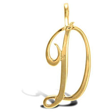 Load image into Gallery viewer, 9CT GOLD INITIAL SCRIPT PENDANT SOLID 9CT GOLD LETTER INITIAL 9CT YELLOW GOLD
