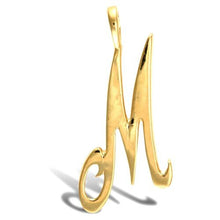 Load image into Gallery viewer, 9CT GOLD INITIAL SCRIPT PENDANT SOLID 9CT GOLD LETTER INITIAL 9CT YELLOW GOLD
