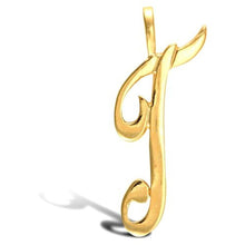 Load image into Gallery viewer, 9CT GOLD INITIAL SCRIPT PENDANT SOLID 9CT GOLD LETTER INITIAL 9CT YELLOW GOLD
