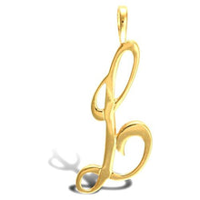 Load image into Gallery viewer, 9CT GOLD INITIAL SCRIPT PENDANT SOLID 9CT GOLD LETTER INITIAL 9CT YELLOW GOLD
