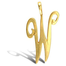 Load image into Gallery viewer, 9CT GOLD INITIAL SCRIPT PENDANT SOLID 9CT GOLD LETTER INITIAL 9CT YELLOW GOLD
