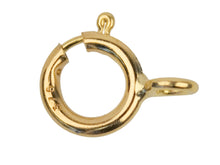 Load image into Gallery viewer, 5mm 9ct Yellow Gold Bolt Ring Fastener
